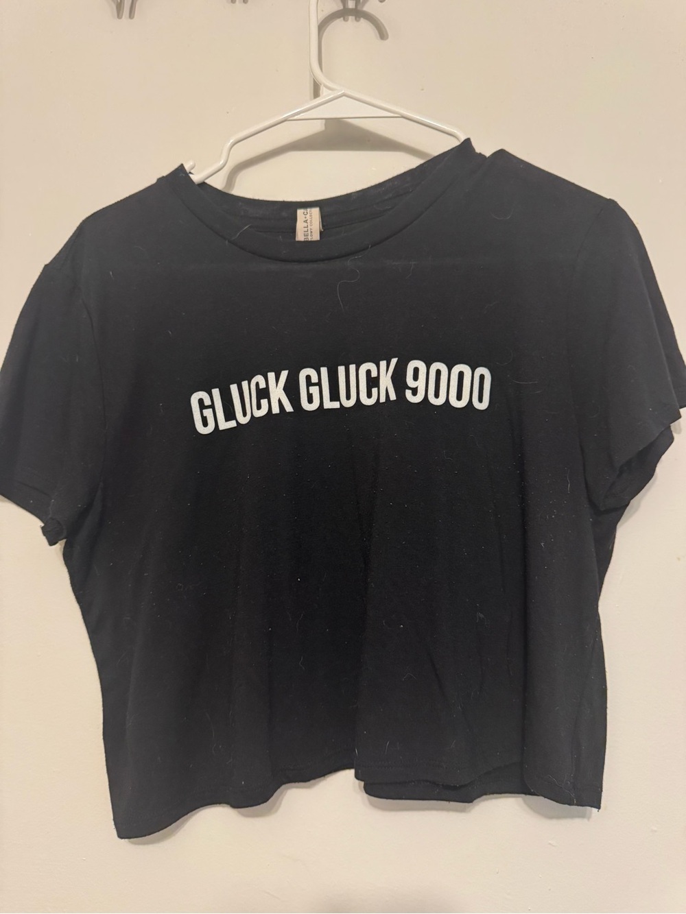Bella Canvas Black Graphic Tee with White Print